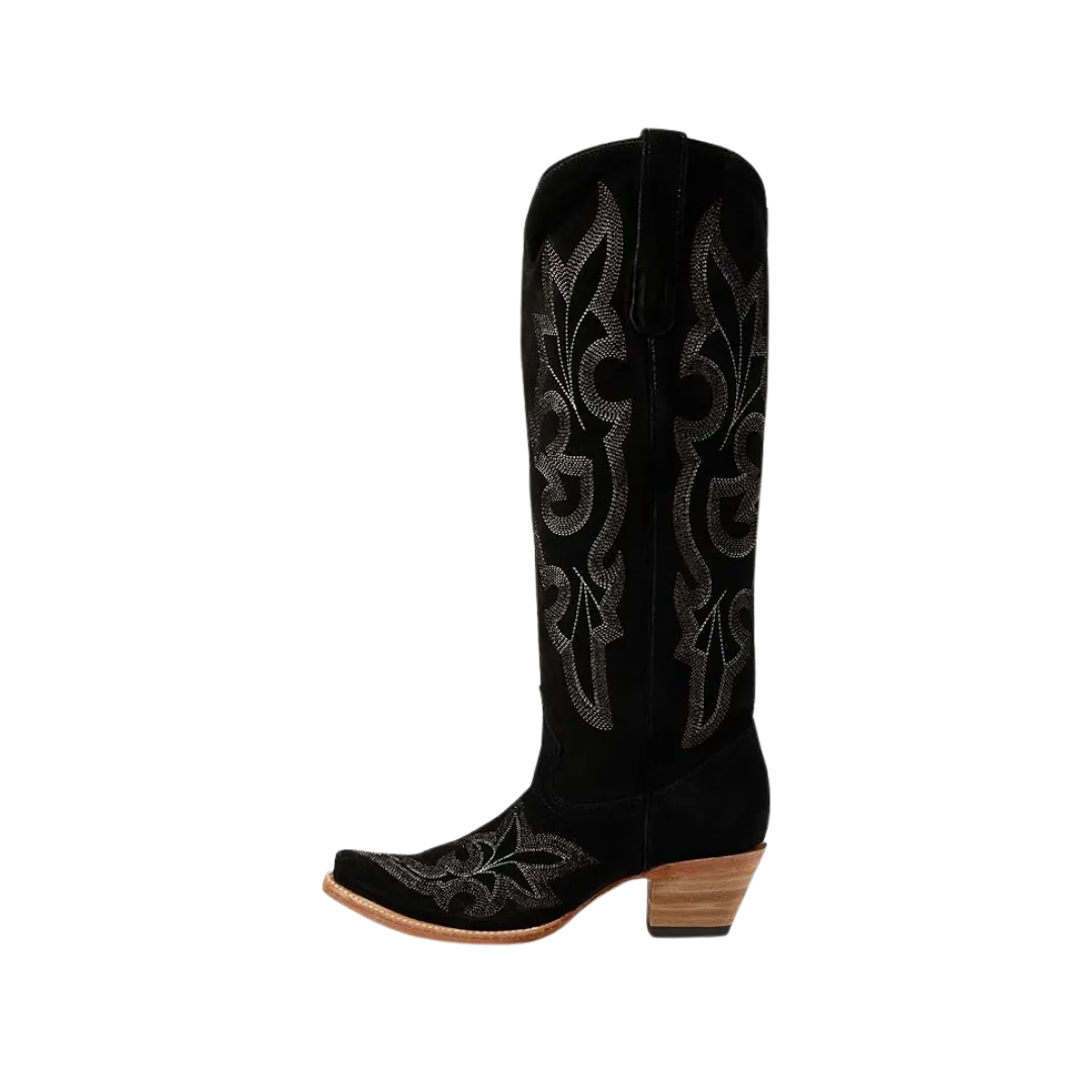 Corral Boots Women's Suede Western Black Boots