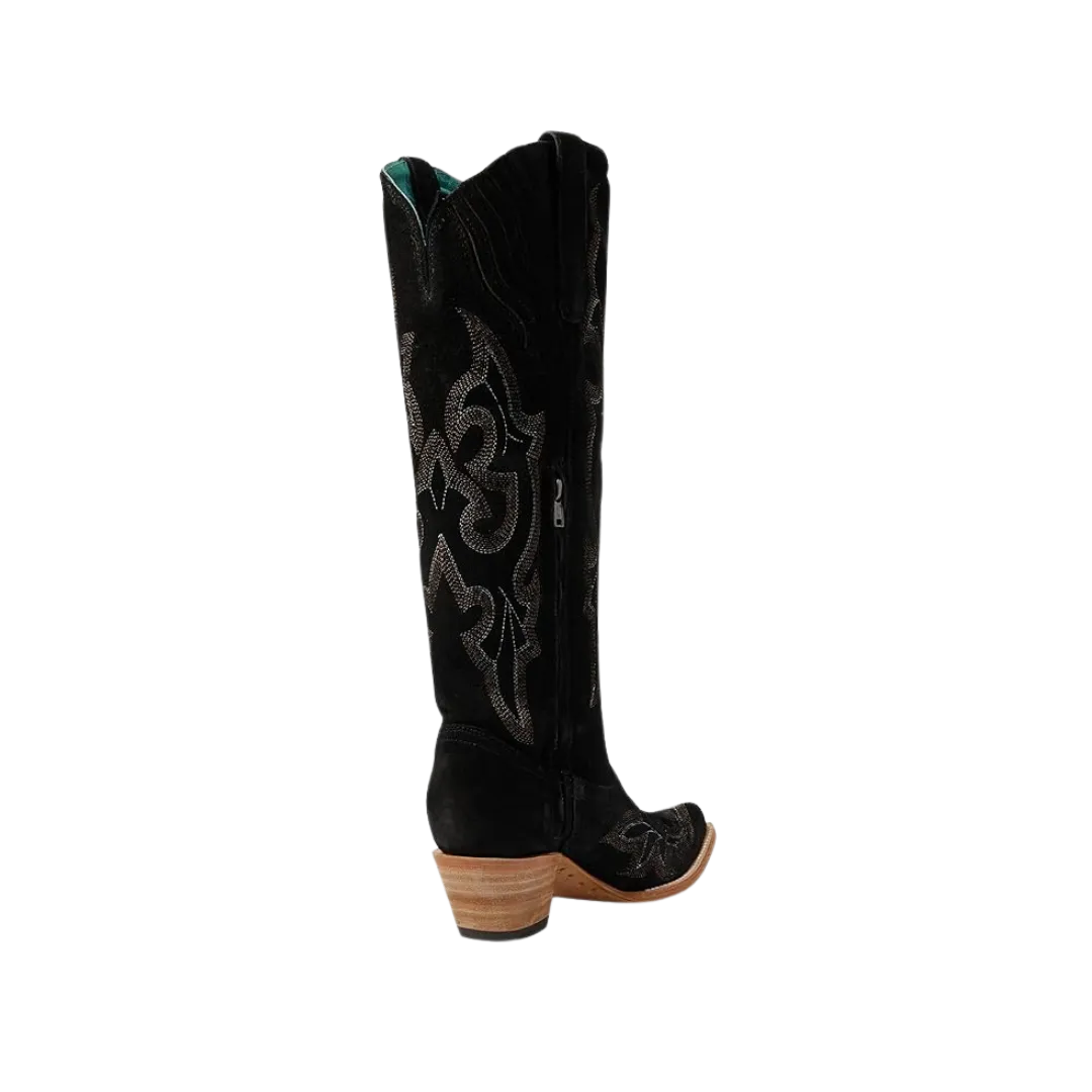 Corral Boots Women's Suede Western Black Boots