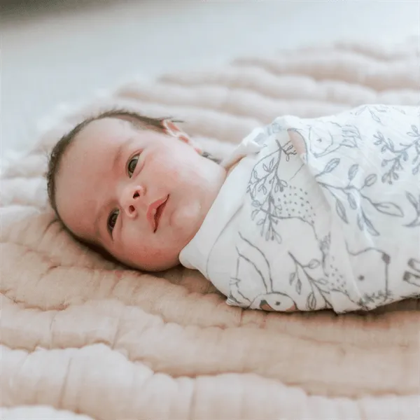 Crane Ezra Quilted Playmat - Woodland
