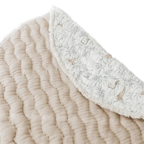 Crane Ezra Quilted Playmat - Woodland