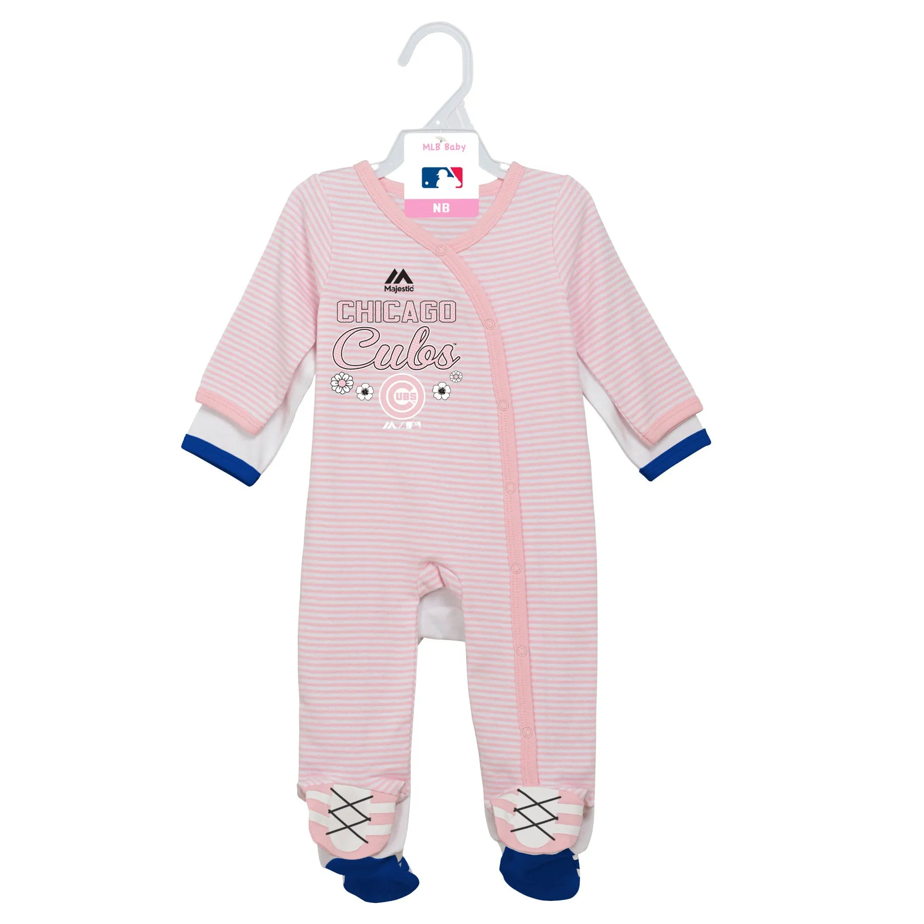 Cubs Girl Pink Infant Gameday Coveralls