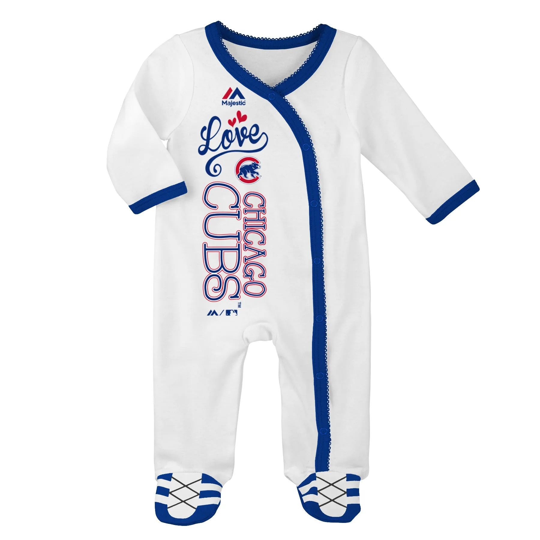 Cubs Girl Pink Infant Gameday Coveralls