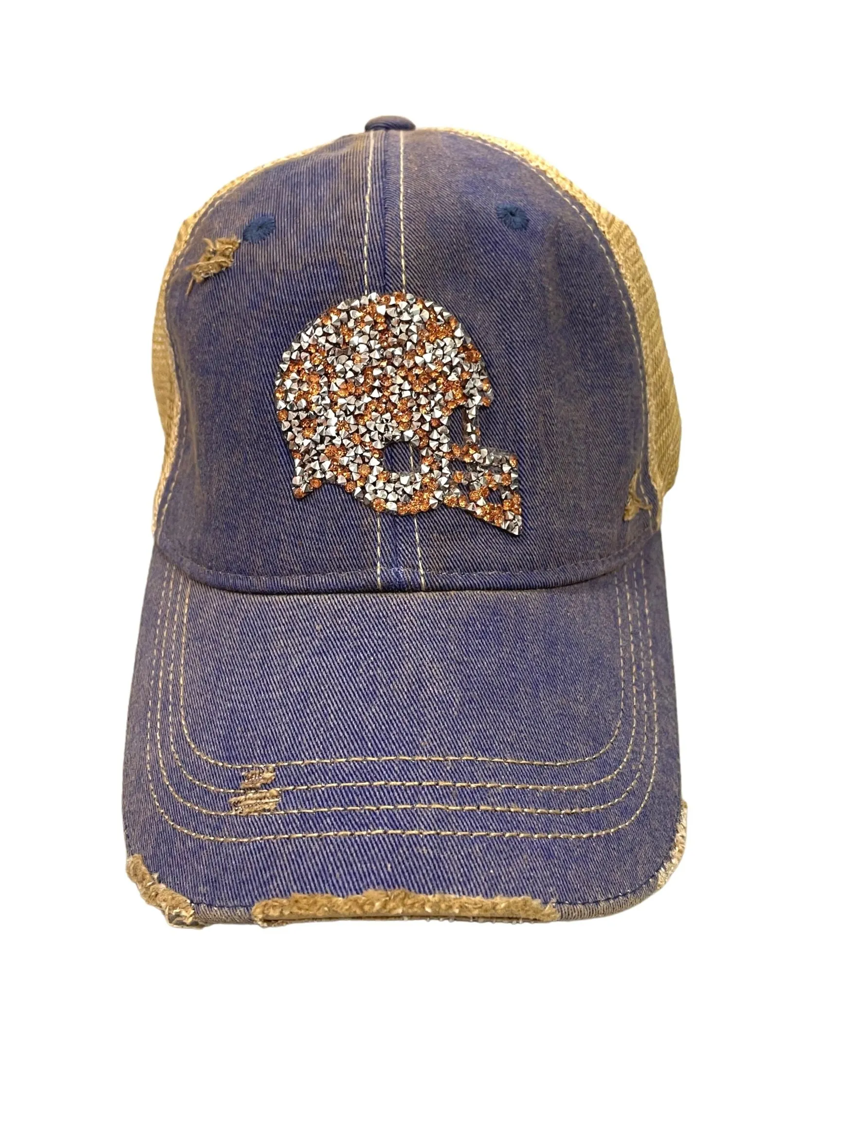 CUSTOM FOOTBALL HELMET PATCH HAT