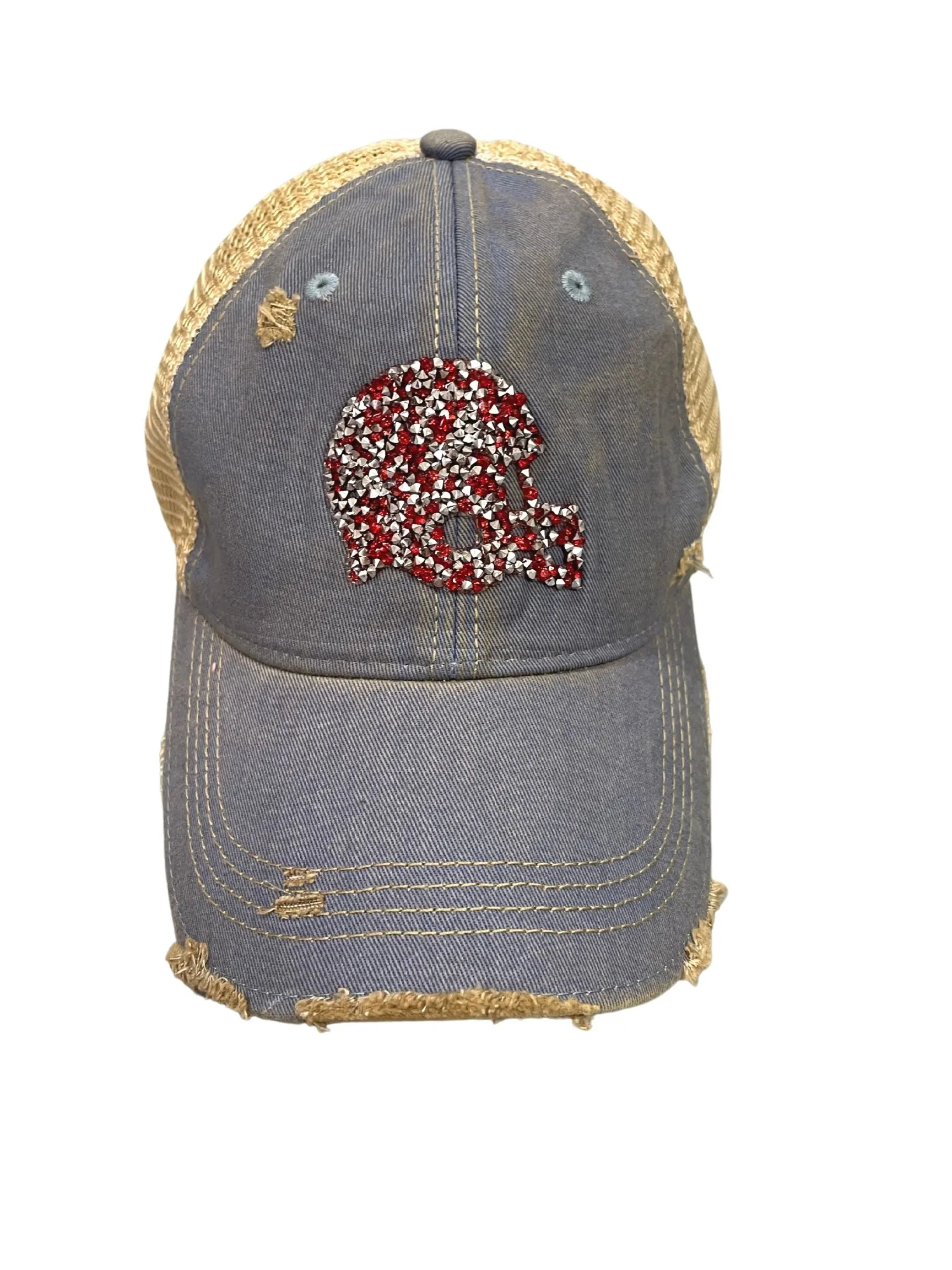 CUSTOM FOOTBALL HELMET PATCH HAT