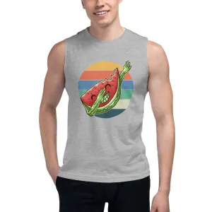 Dabbing Watermelon Gym Vest