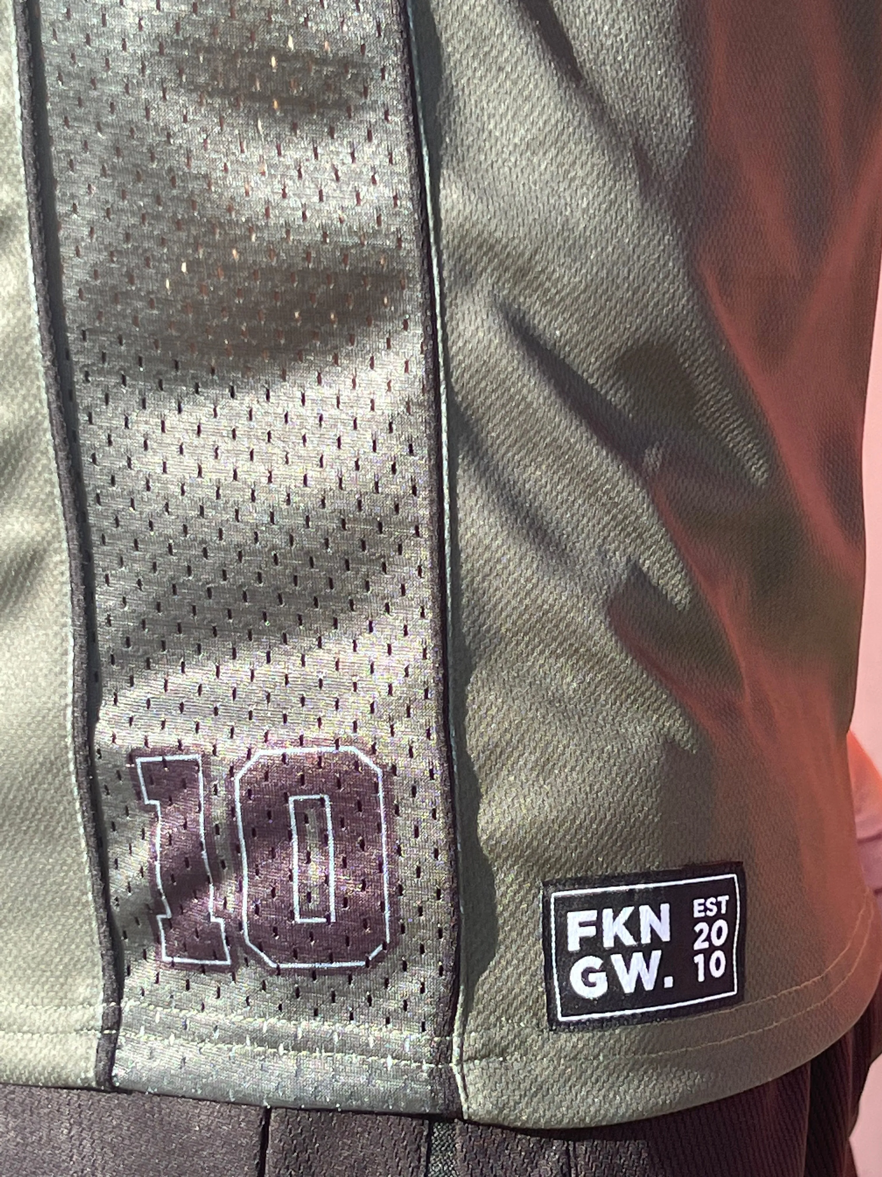 Detonate | Men's Gym Training Basketball Jersey Singlet | Khaki