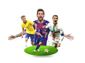 DivineDesigns™ Players of Football Sticker (Size :- 66 X 51 cm) | Wall Sticker for Living Room/Bedroom/Office and All Decorative Stickers