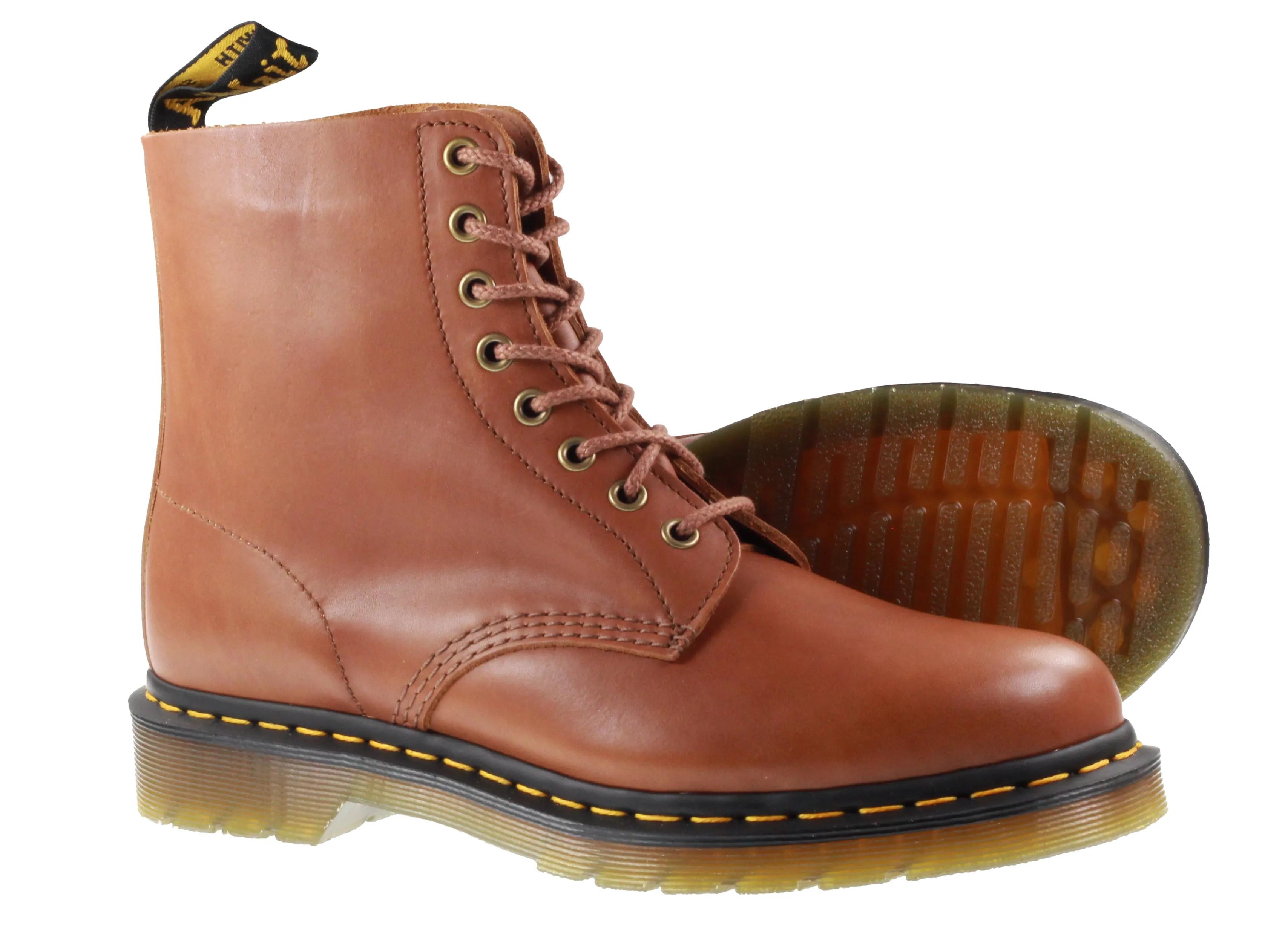 Dr Martens Shoes Mens 1460 Pascal Saddle Tan