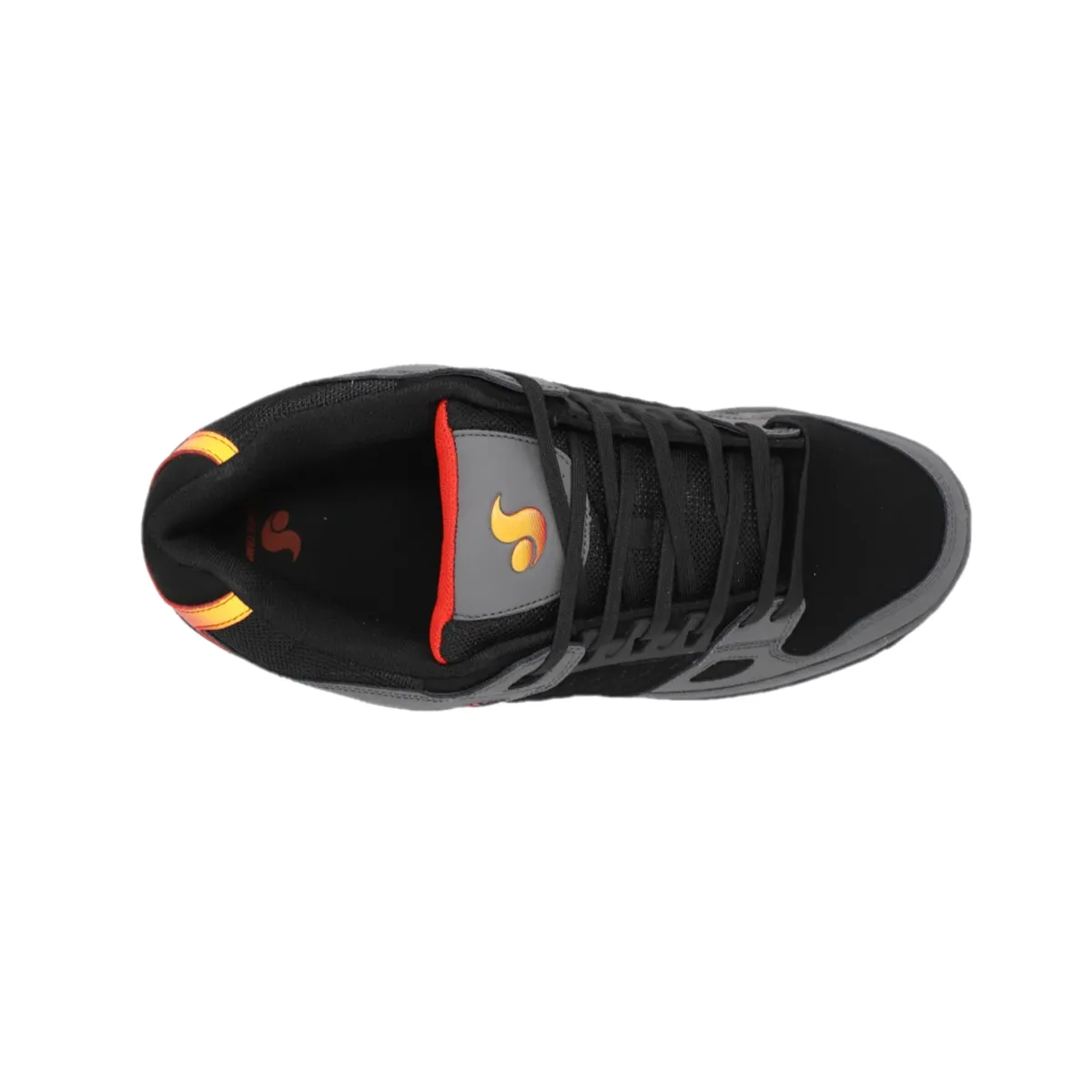 DVS F0000233970 CELSIUS MN'S (Medium) Charcoal/Black/Red Suede/Leather/Nubuck Skate Shoes