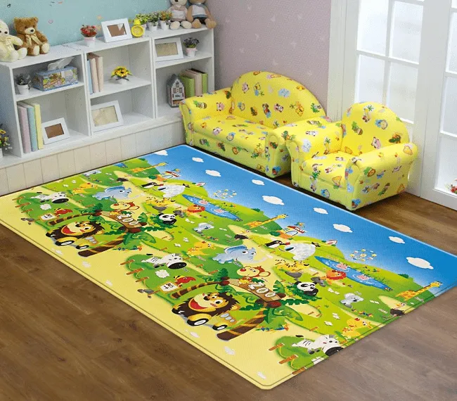 Dwinguler Baby, Toddler & Kids Playmat - Large, Zoo