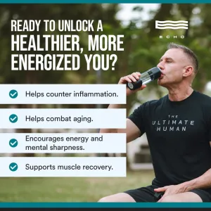 Echo Go  Hydrogen Water Bottle
