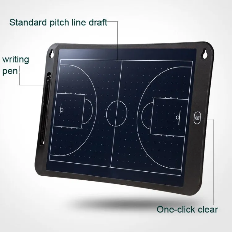Electronic Basketball Football Demonstration Command Handwriting Board,Style: 15 Inch Basketball