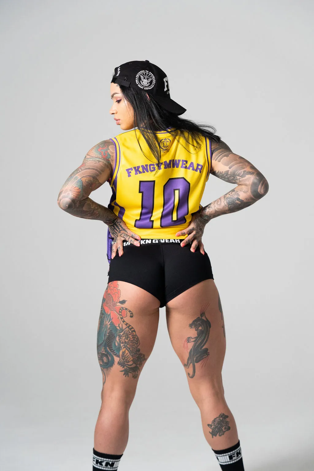 Elevate | Women's Gym Training Basketball Jersey | Yellow
