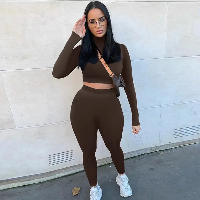 Elevate Your Style: with Our Women's Sport Fitness Two Piece Set Jogger