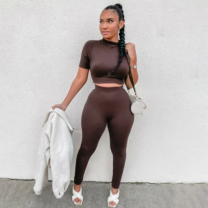 Elevate Your Style: with Our Women's Sport Fitness Two Piece Set Jogger