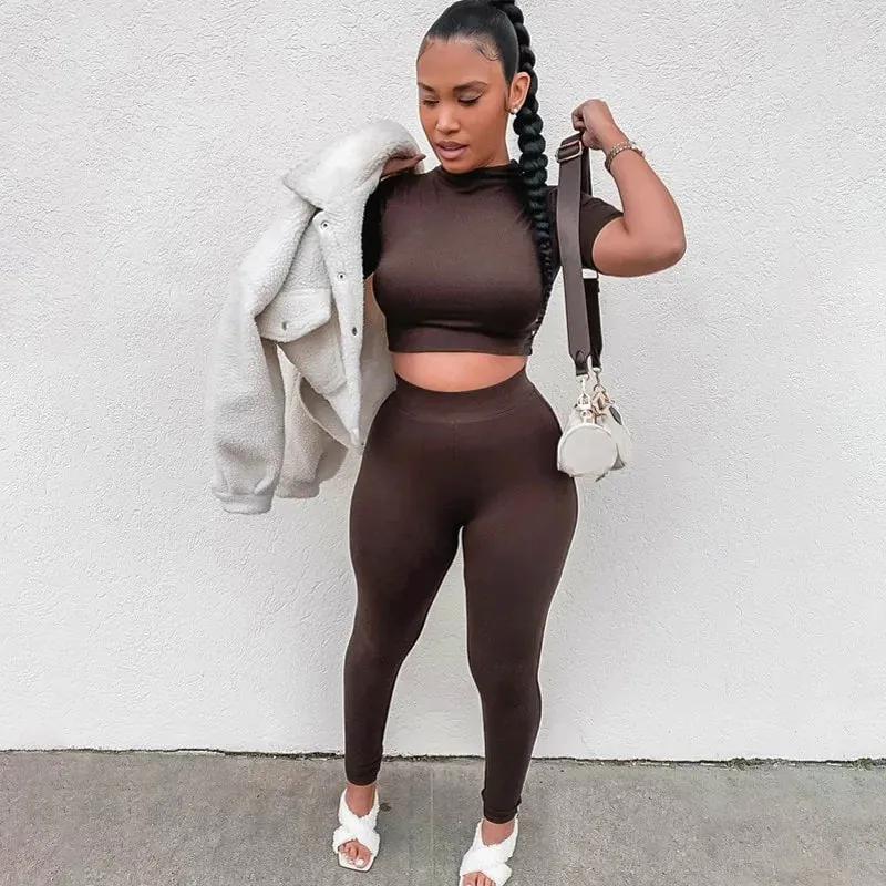 Elevate Your Style: with Our Women's Sport Fitness Two Piece Set Jogger