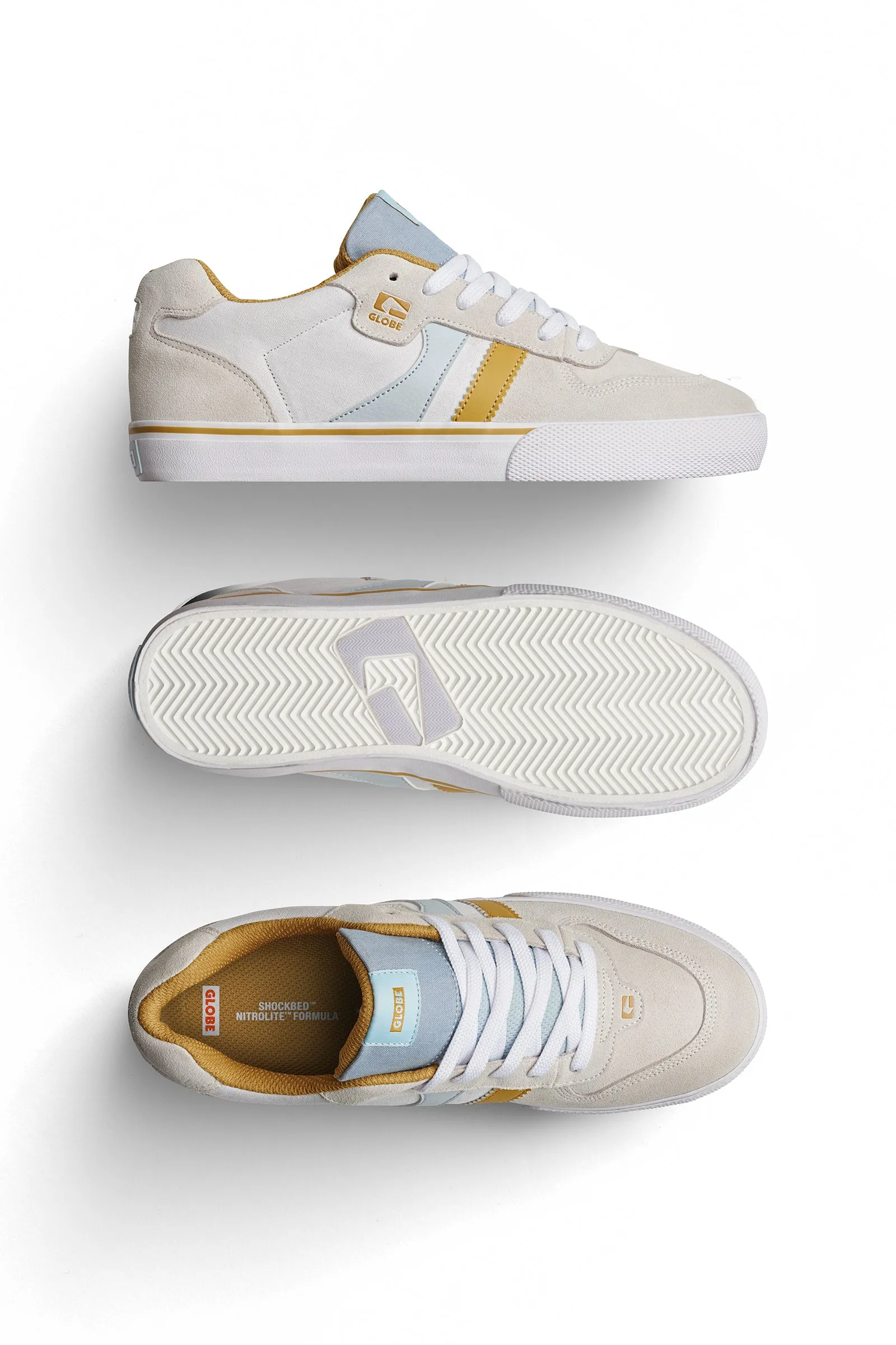 Encore-2 - White/Mustard/Vapor - Shoes