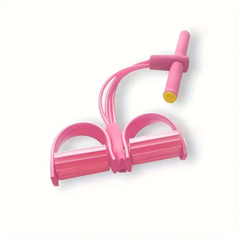 Ensemble de bandes de résistance Supreme Home Gym - Système élastique durable à 4 tubes pour entraînements complets du corps personnalisables, tonification abdominale, simulateur de fitness à l'aviron -