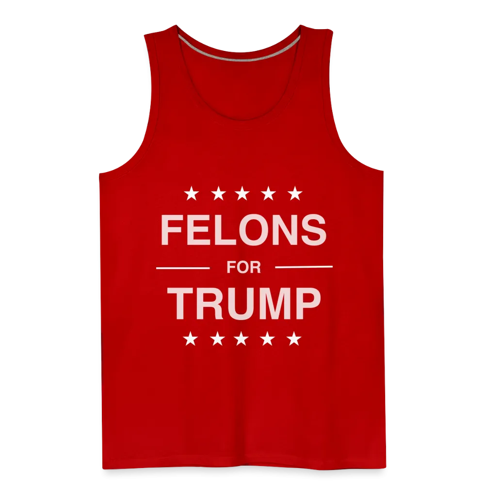Felons for Trump Men’s Premium Tank Top