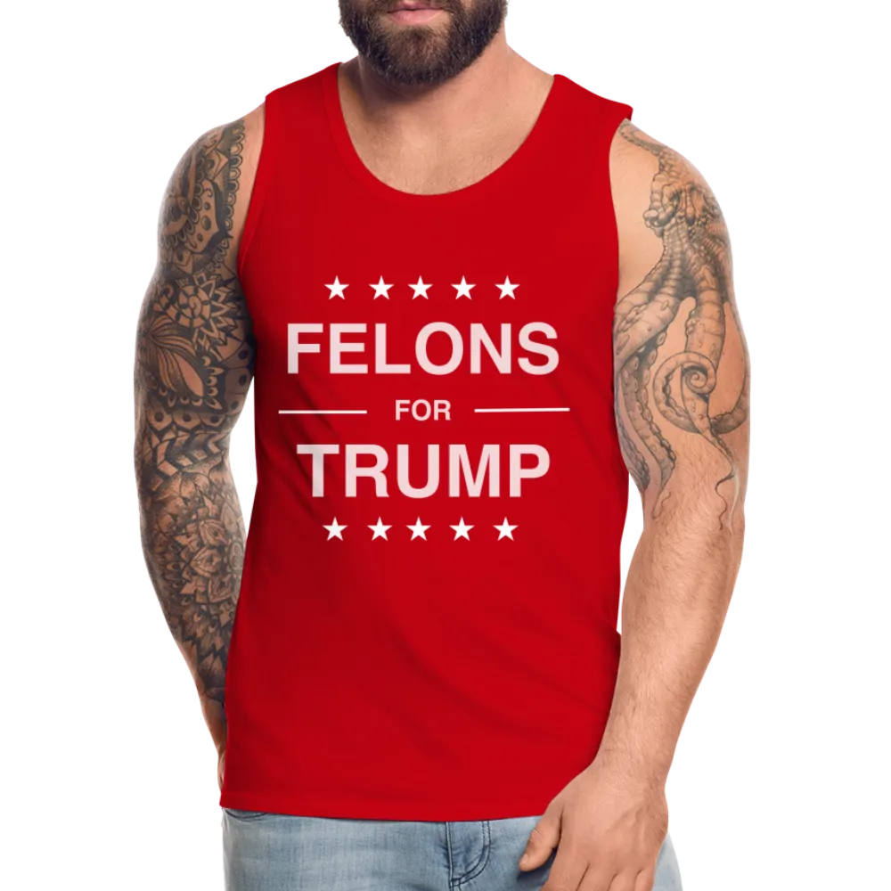 Felons for Trump Men’s Premium Tank Top