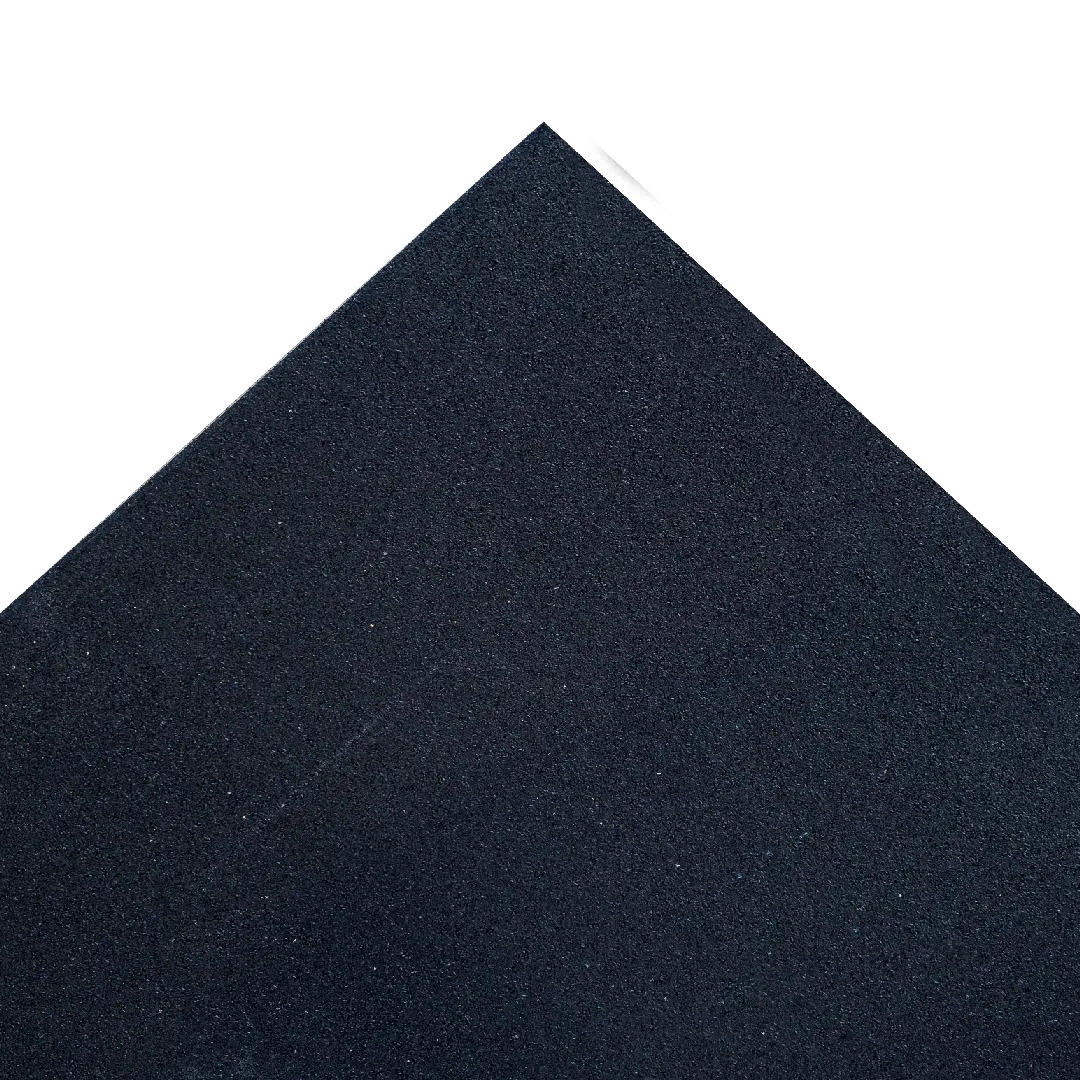 Fire Rated 🔥 Rubber Gym Flooring - Black - 15mm Gym Mats