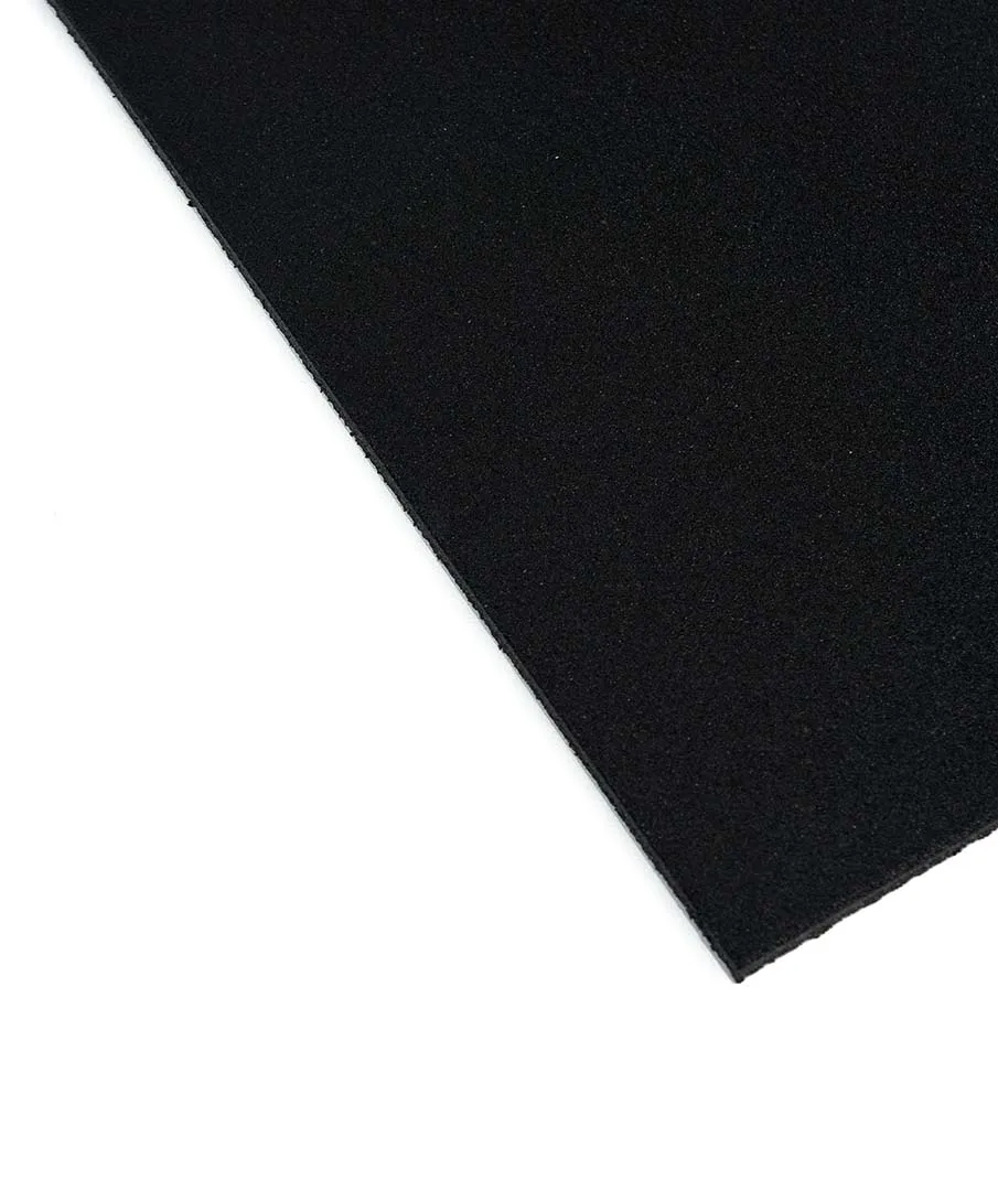 Fire Rated 🔥 Rubber Gym Flooring - Black - 15mm Gym Mats