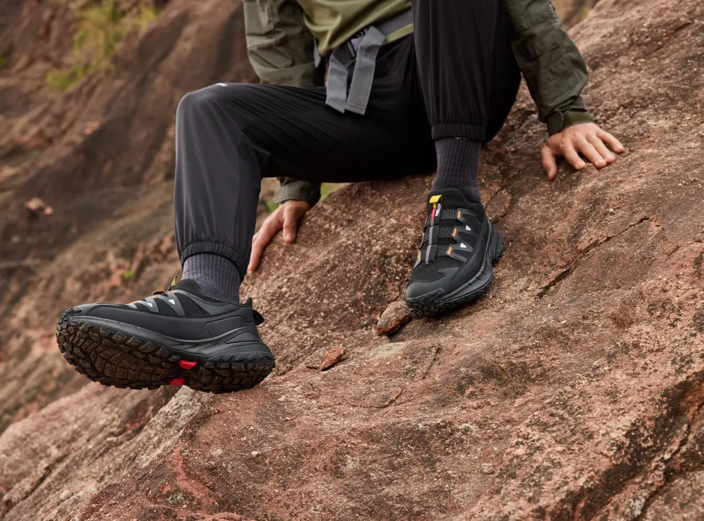 FitVille Men's Low-Top LugMax Hiking Shoes V5