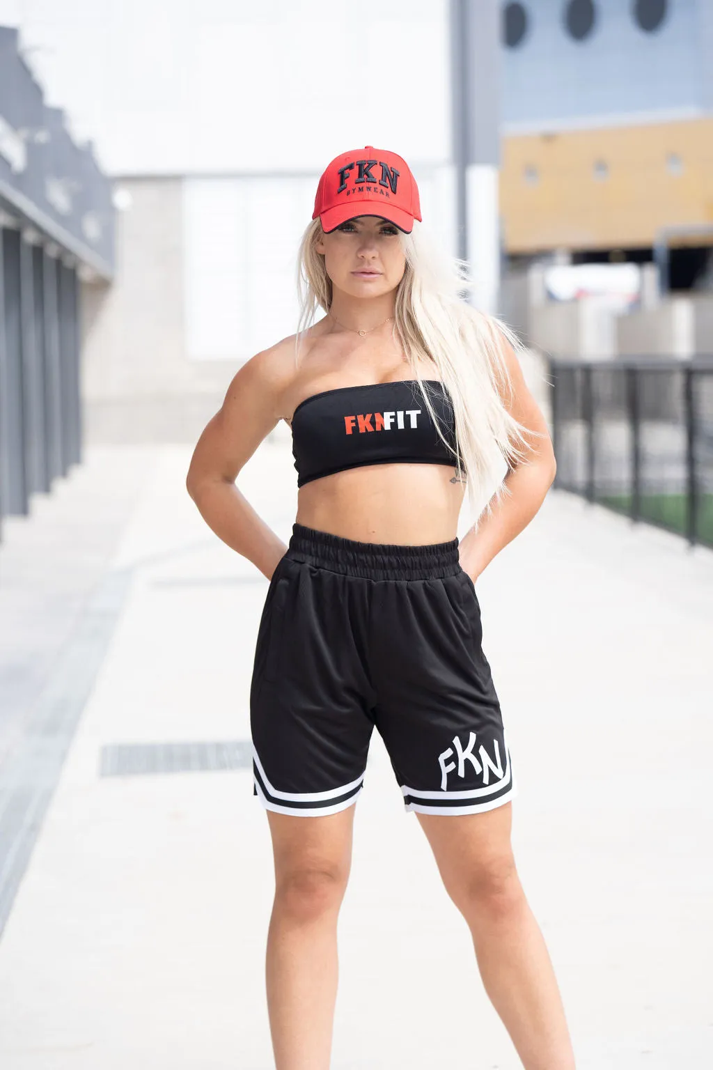 FKN Baller | Women's Gym Shorts Basketball | Black