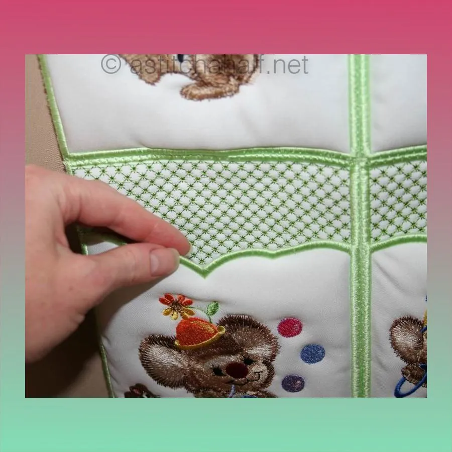Fuzzy Circus Baby Closet Organizer
