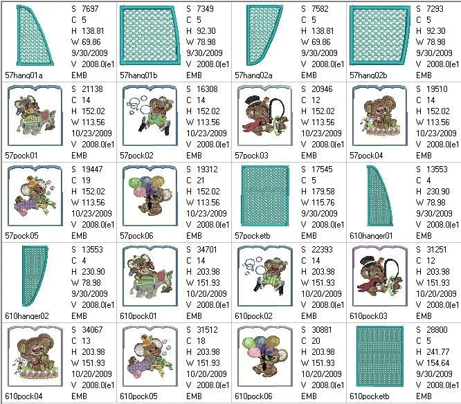 Fuzzy Circus Baby Closet Organizer