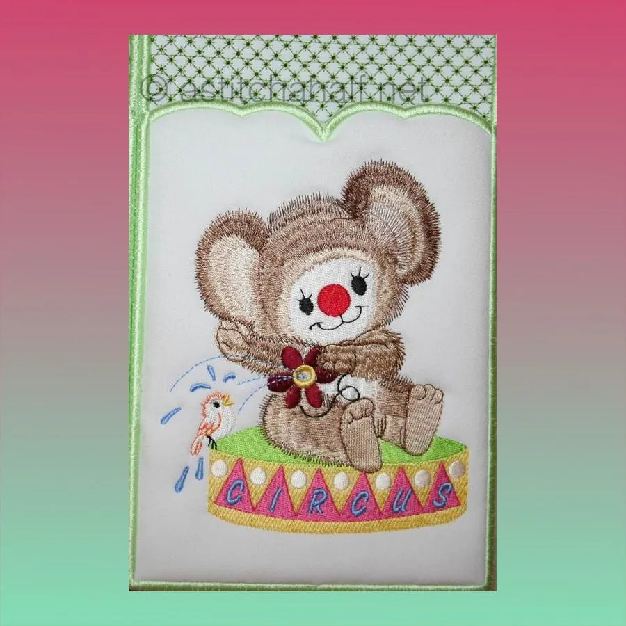 Fuzzy Circus Baby Closet Organizer