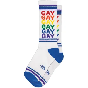 Gay Rainbow Gym Socks