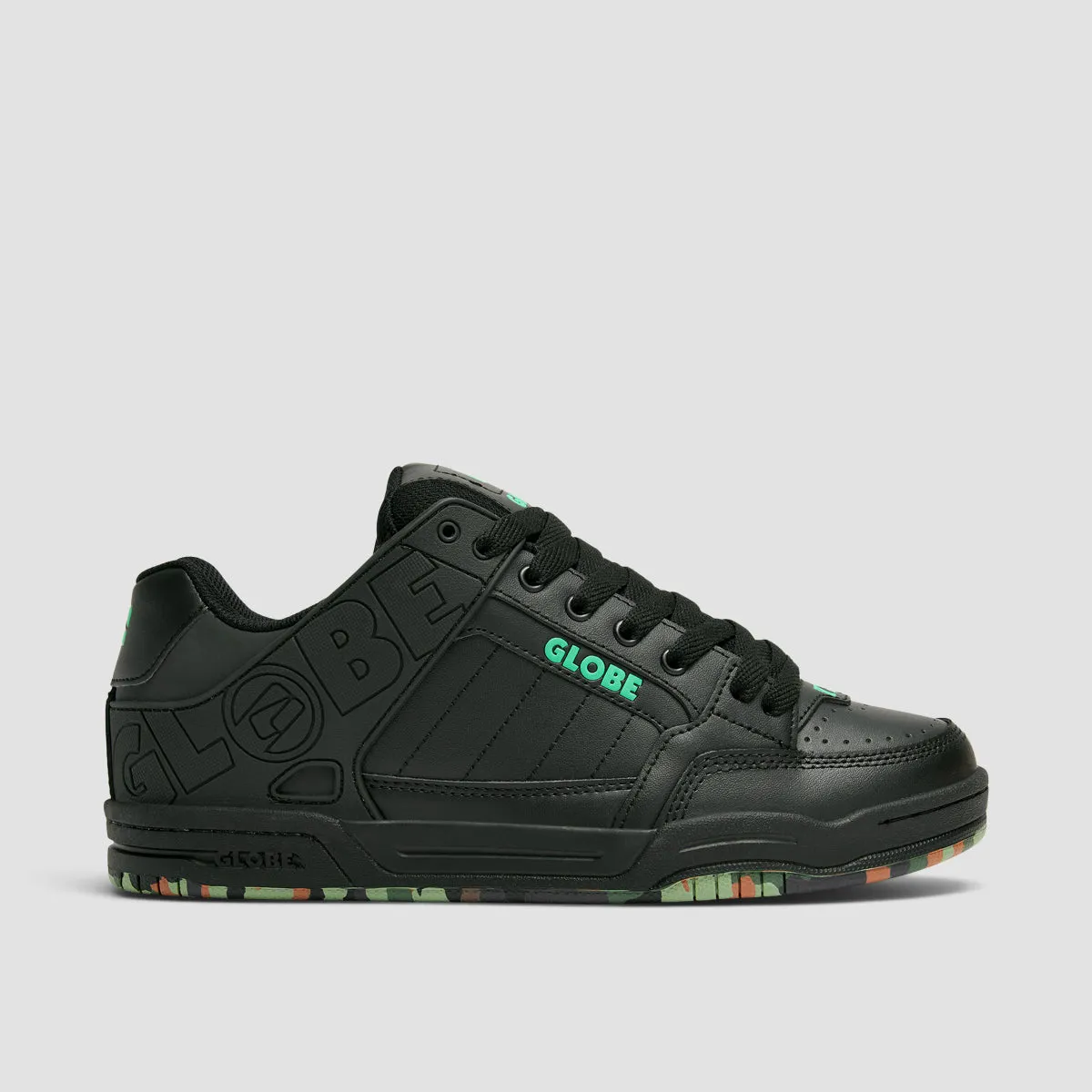 Globe Tilt Shoes - Black/Green/Mosaic