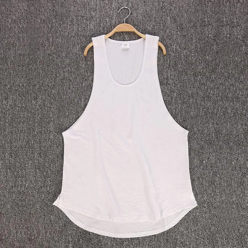 Great Brand gym clothing cotton singlets canotte bodybuilding stringer tank top - men fitness shirt (TM7)(1U101)(1U100)