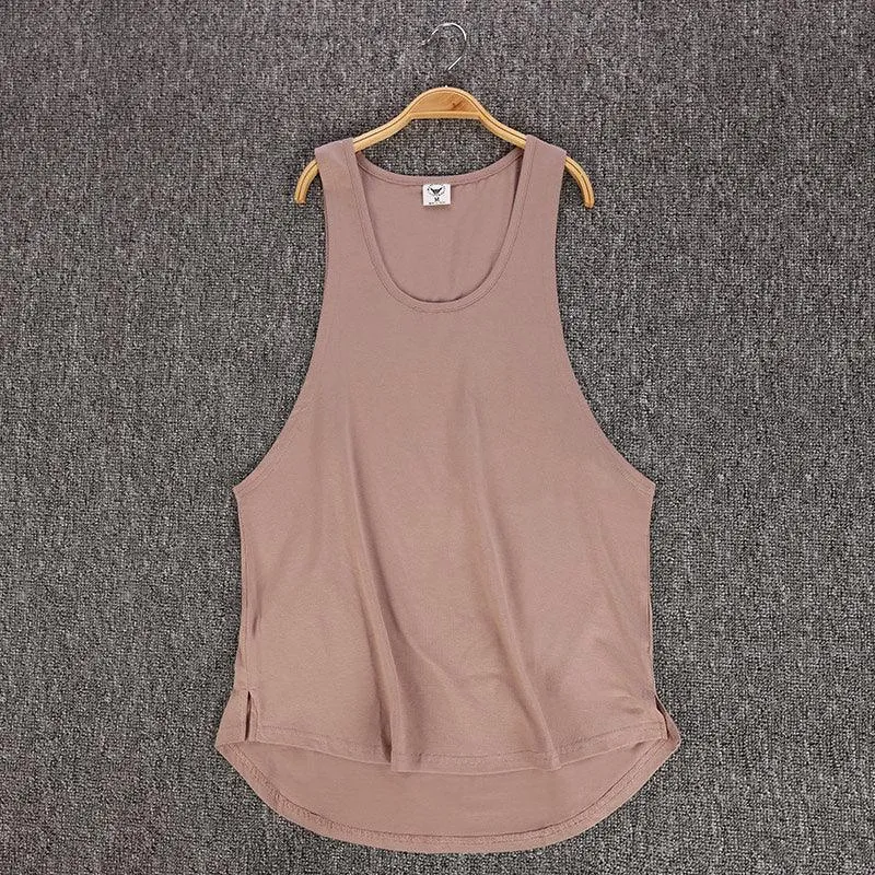 Great Brand gym clothing cotton singlets canotte bodybuilding stringer tank top - men fitness shirt (TM7)(1U101)(1U100)