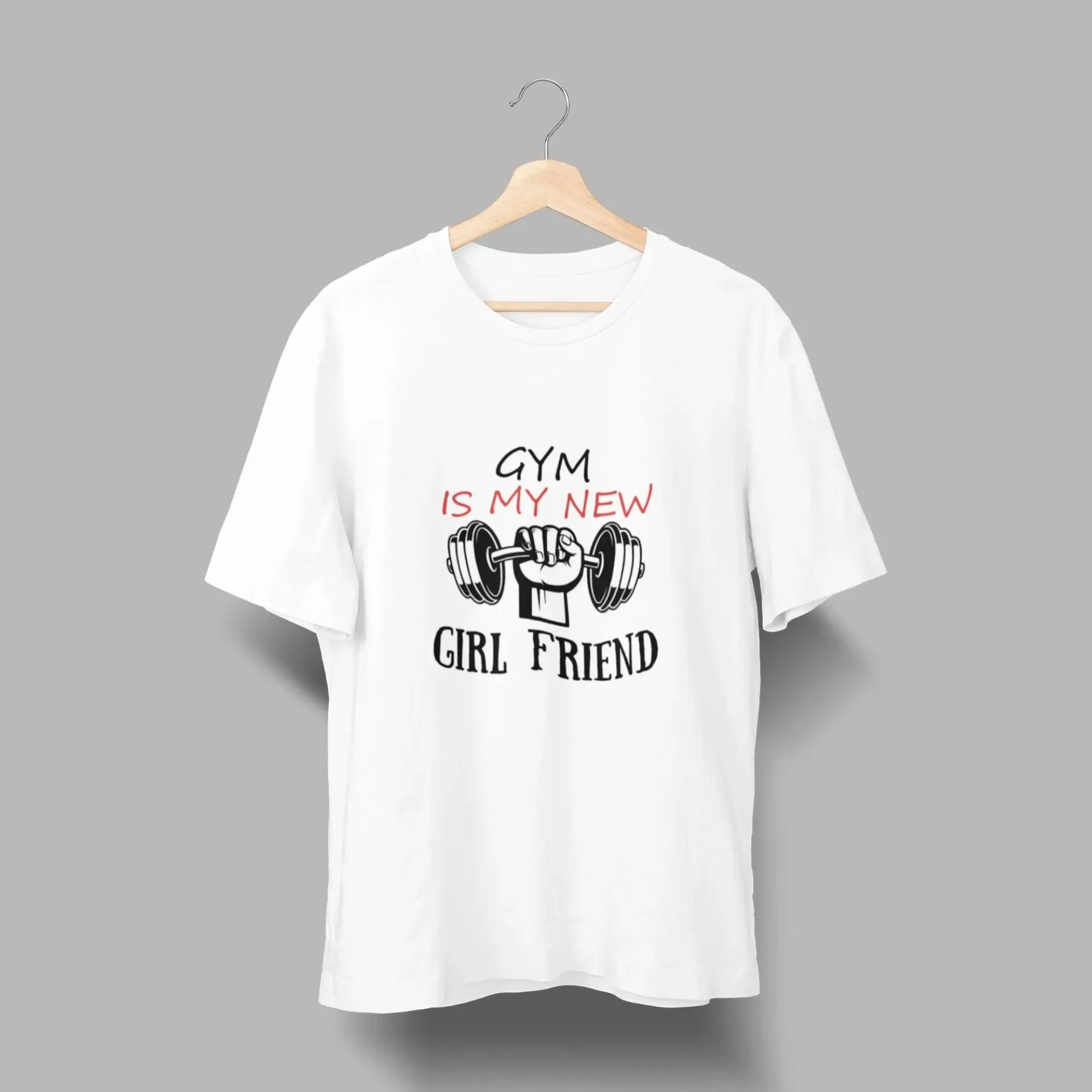 Gym is My New Girl Friend Over Size Classic T-Shirt