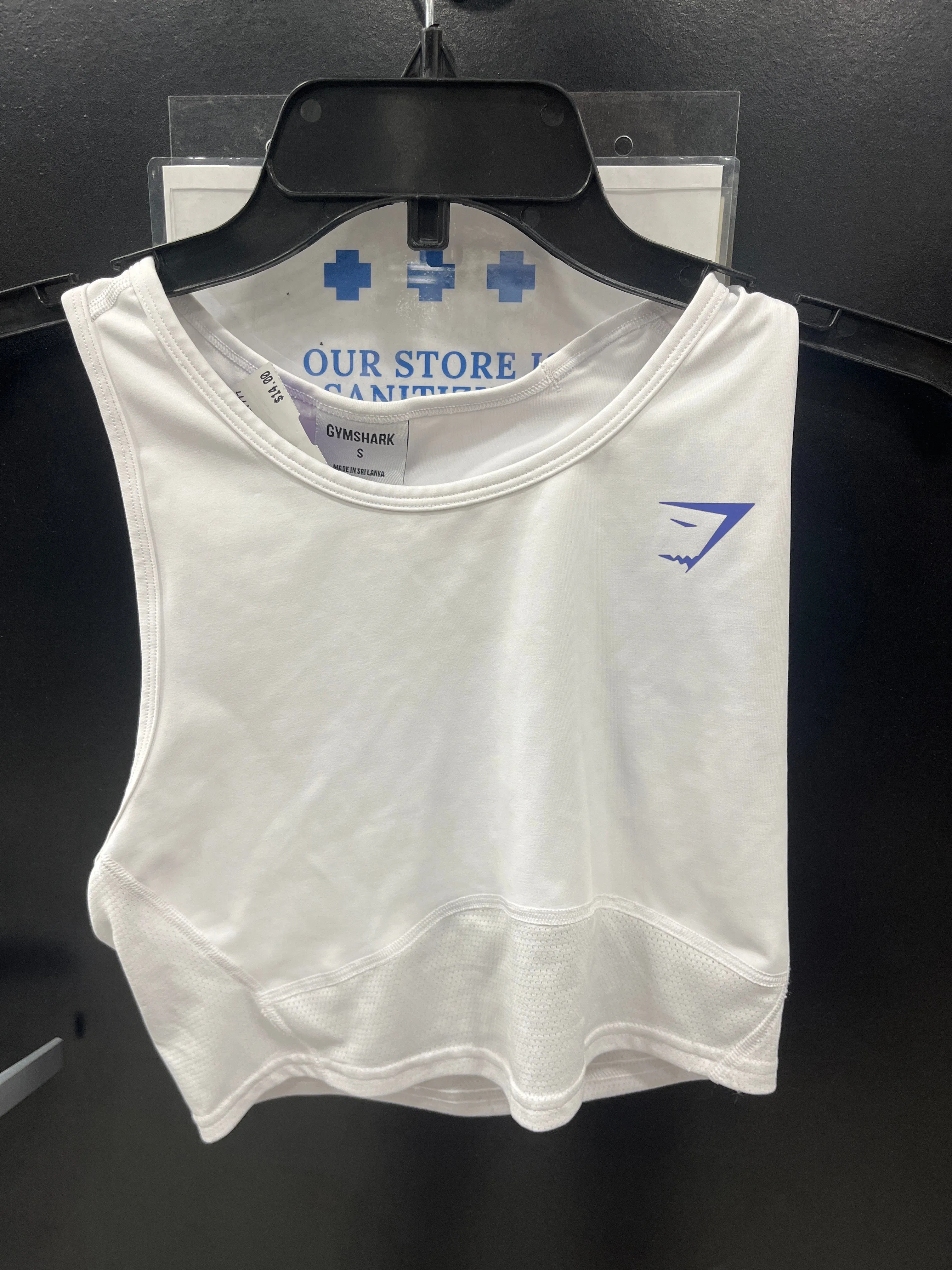 Gym Shark Athletic Top Size Small 1528