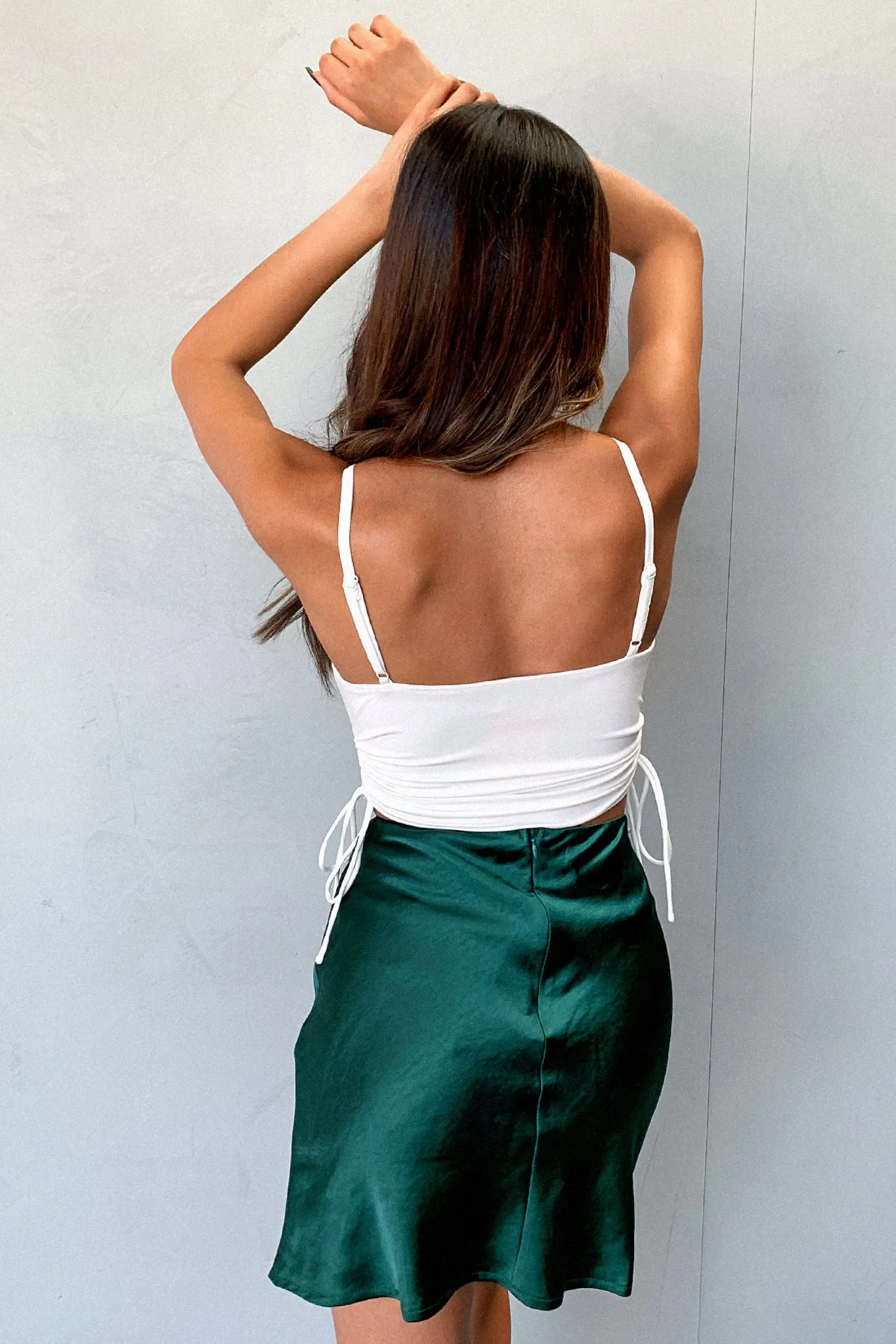 Hadley Crop - White