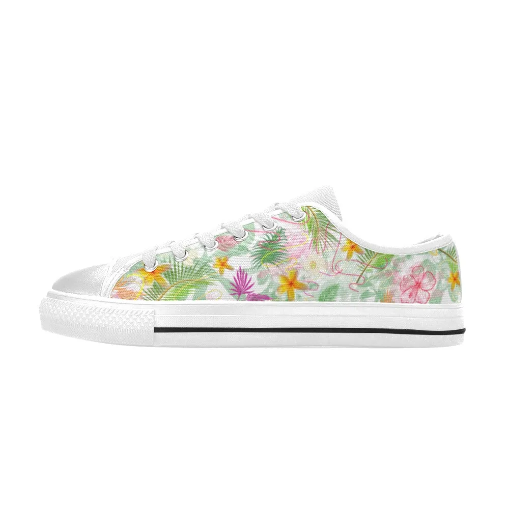 Hawaiian Green Low Rise Women's Shoes up to size 12
