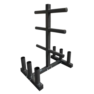 Heavy-Duty Olympic Weight Tree & Bar Rack Holder Storage