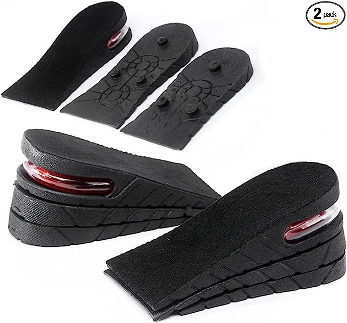 Height Increasing Insole 3-Layer Air Cushion Heel Insert Lift Shoes Insole for Men and Women Invisible Elevator Insoles 6cm S4479967