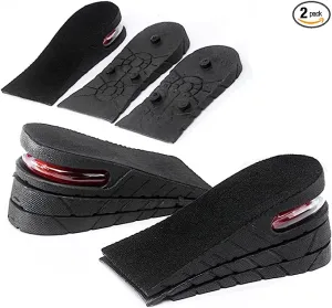 Height Increasing Insole 3-Layer Air Cushion Heel Insert Lift Shoes Insole for Men and Women Invisible Elevator Insoles 6cm S4479967