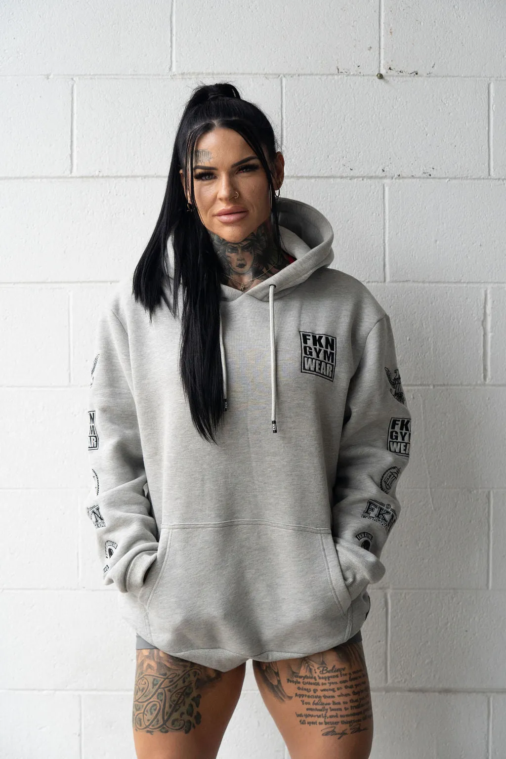 HEIST | Women's Premium Gym Hoodie | Grey