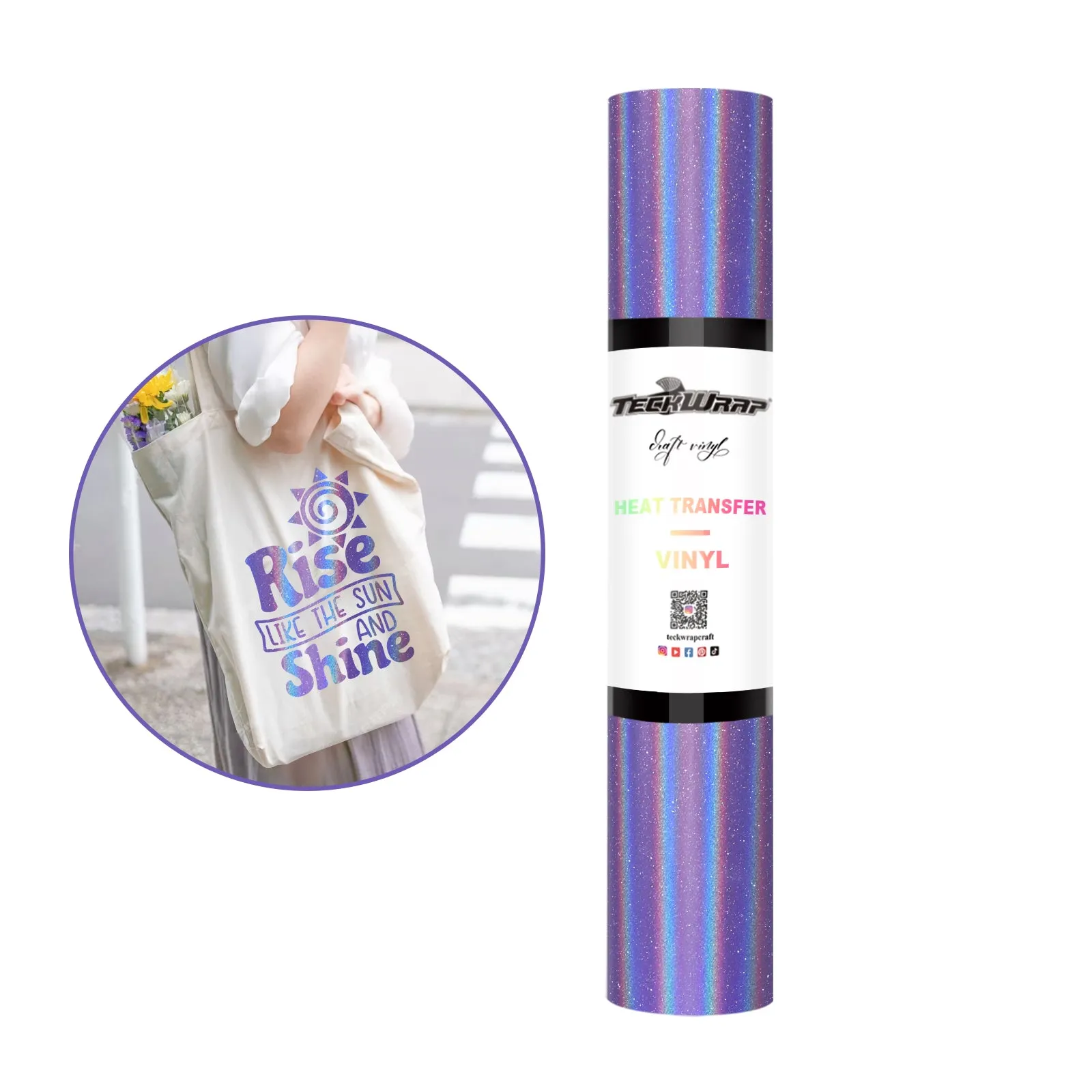 Holographic Shimmer Heat Transfer Vinyl
