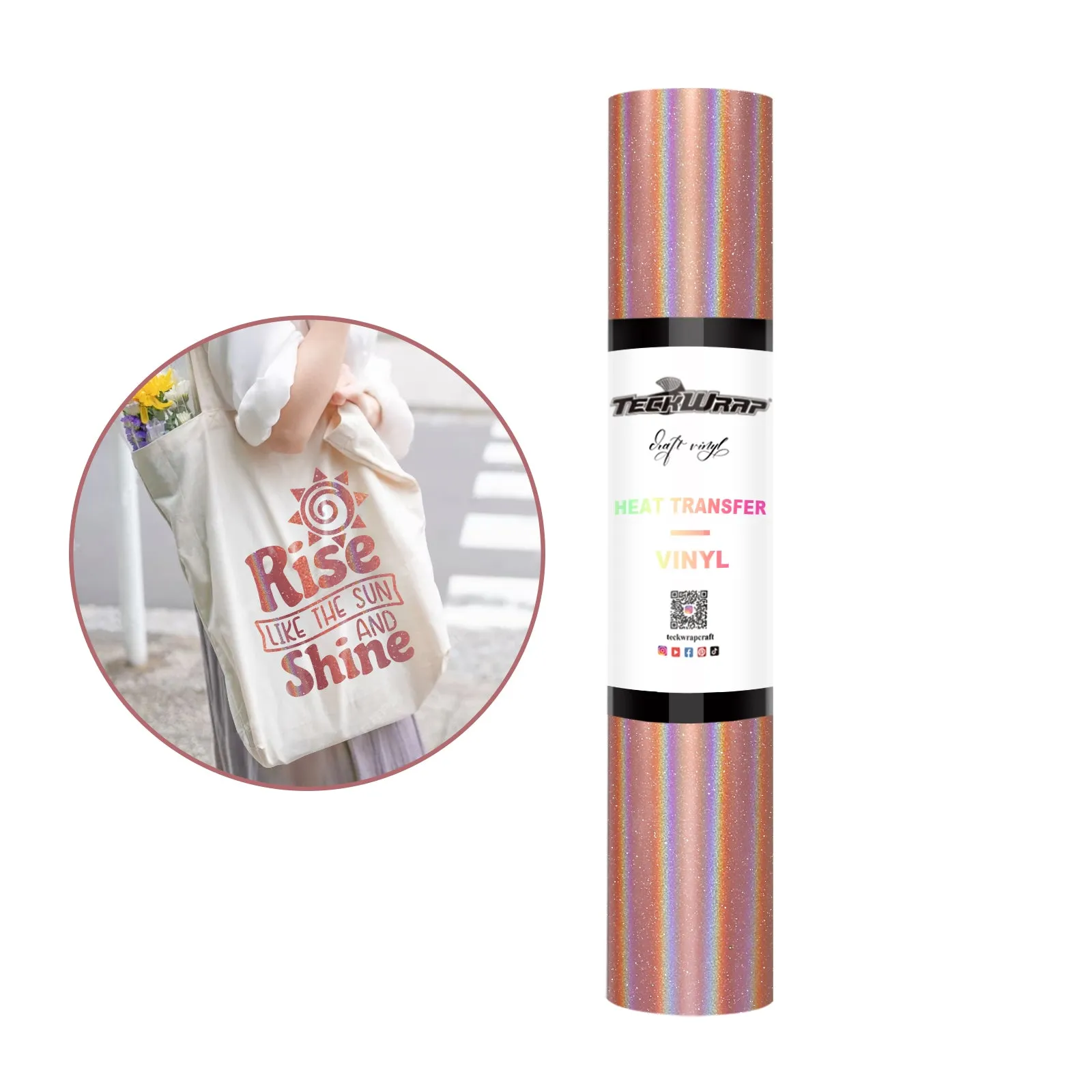 Holographic Shimmer Heat Transfer Vinyl