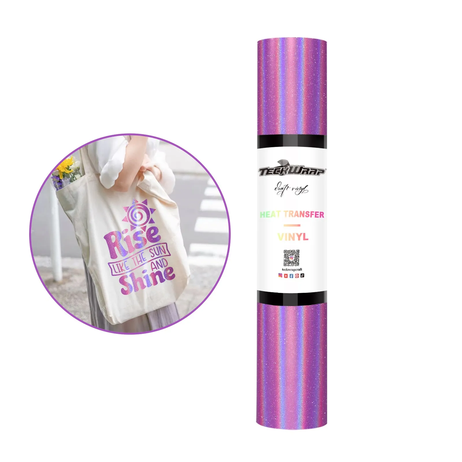 Holographic Shimmer Heat Transfer Vinyl