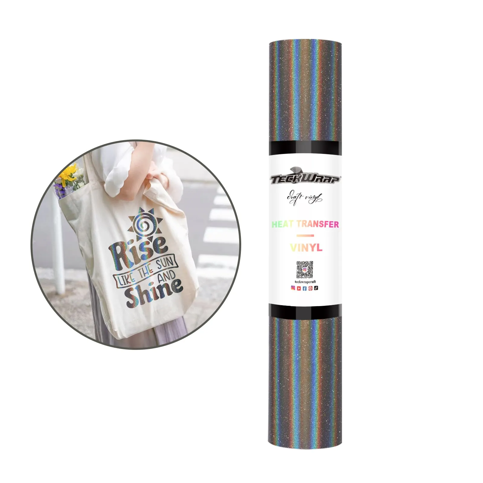 Holographic Shimmer Heat Transfer Vinyl