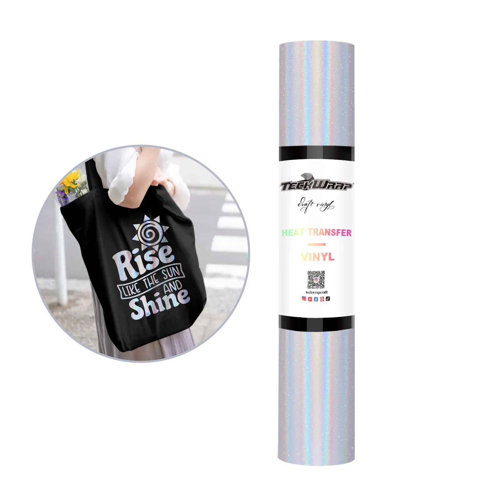 Holographic Shimmer Heat Transfer Vinyl