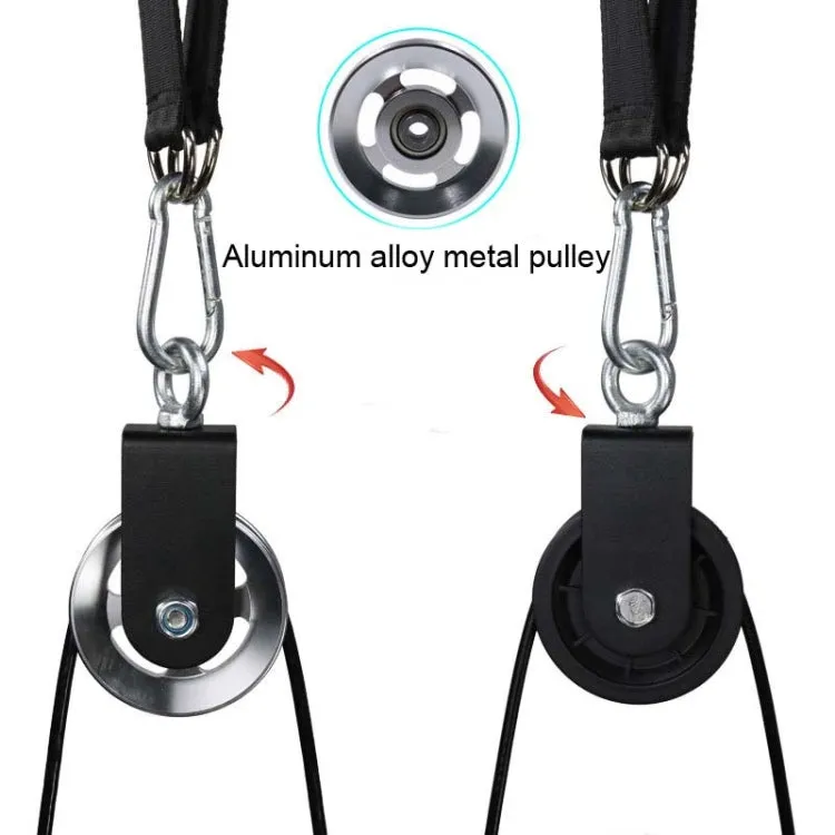 Homemade Fitness Equipment Home High Pull-Down Training Equipment Rally Triceps, Specification: 4.8cm Bell Plate Tray Set 2