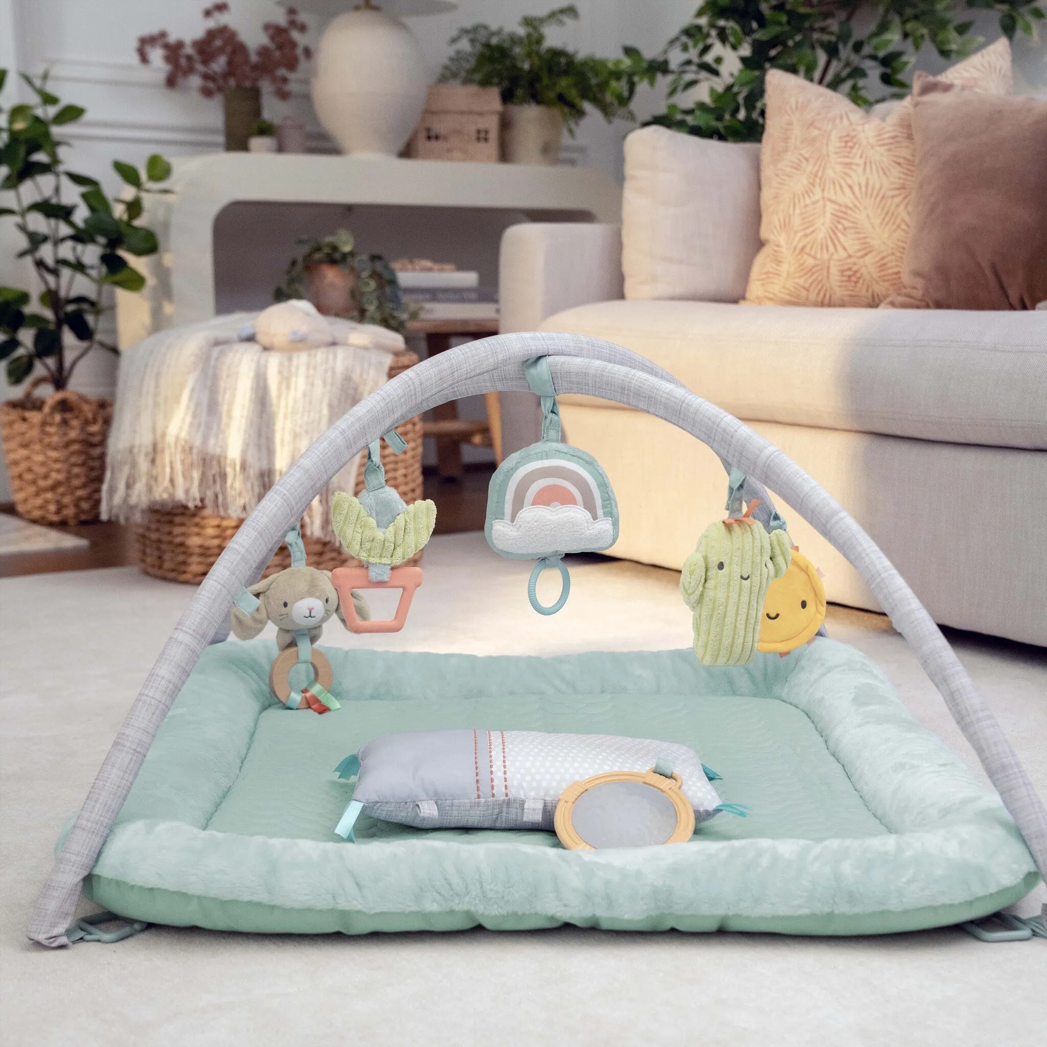 inGenuity - Calm Springs™ Plush Activity Gym - Chic Boutique
